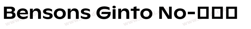 Bensons Ginto No字体转换 Bensons Ginto No字体转换